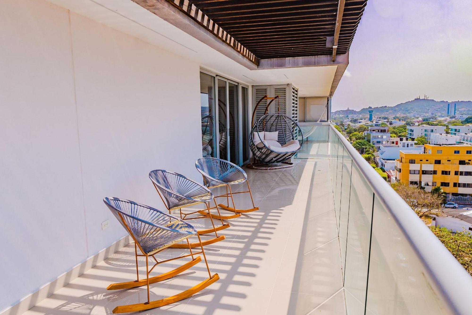 Apartamento U-go Elegante Apto En Crespo Con Vista Al Oceano Cartagena